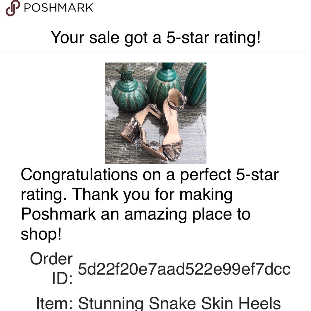 ☕️ Stunning Snake Skin Sandals 🤩 - Picture 5 of 5